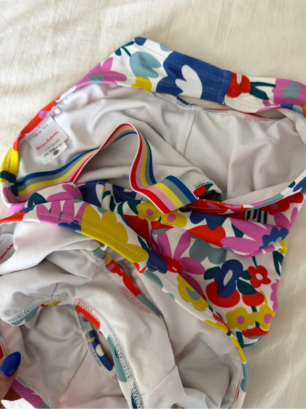 Hanna Andersson floral swimsuit